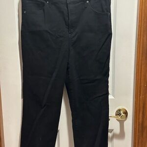Express Black Straight Leg Denim